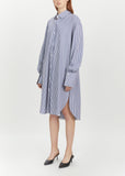 Polar Cotton Stripe Shirtdress