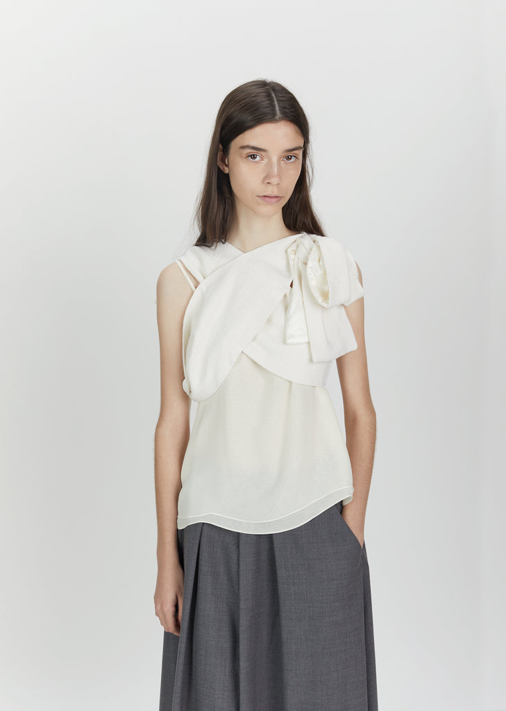 Viscose Wool Wrap Top