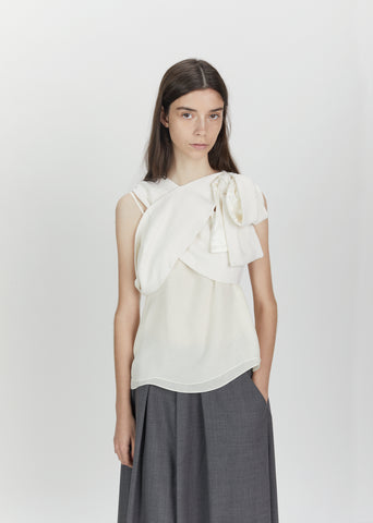 Viscose Wool Wrap Top
