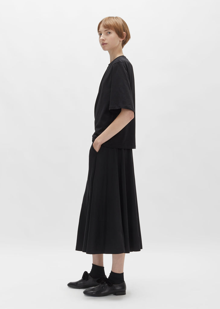 Pierced Cotton Jersey Tee