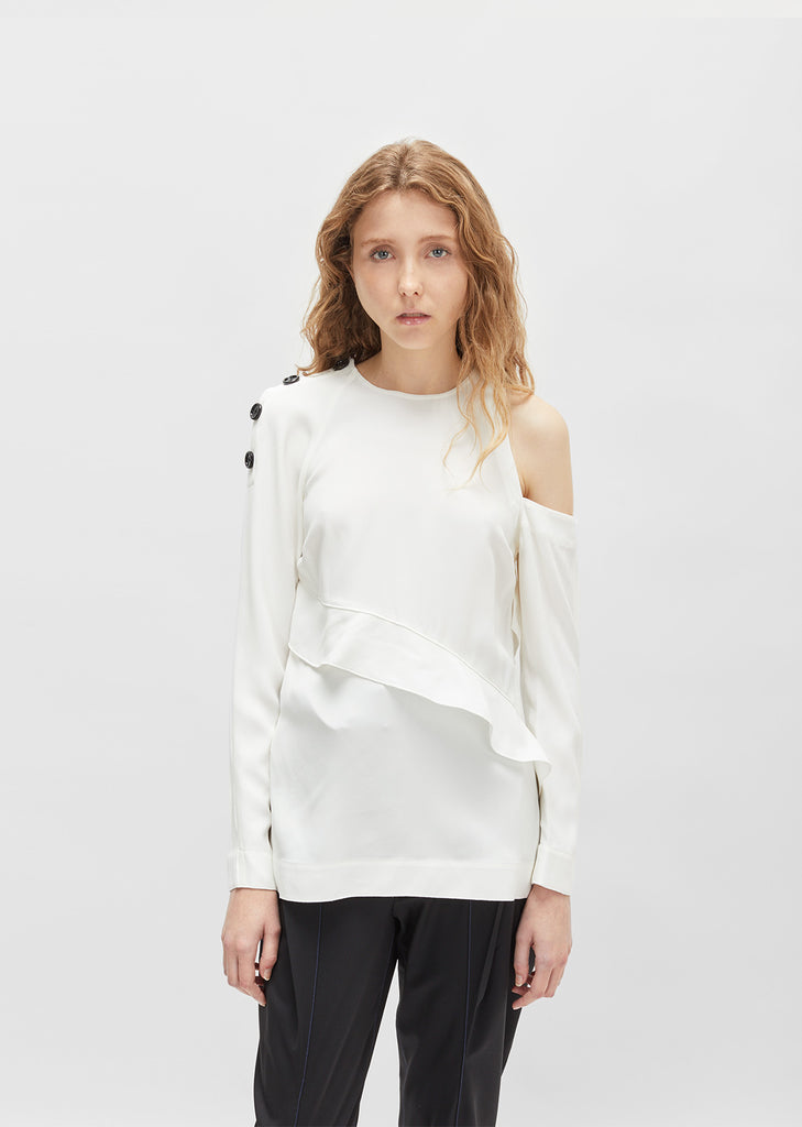 Satin Back Crepe Top