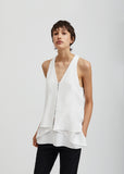 Sleeveless Crepe Top