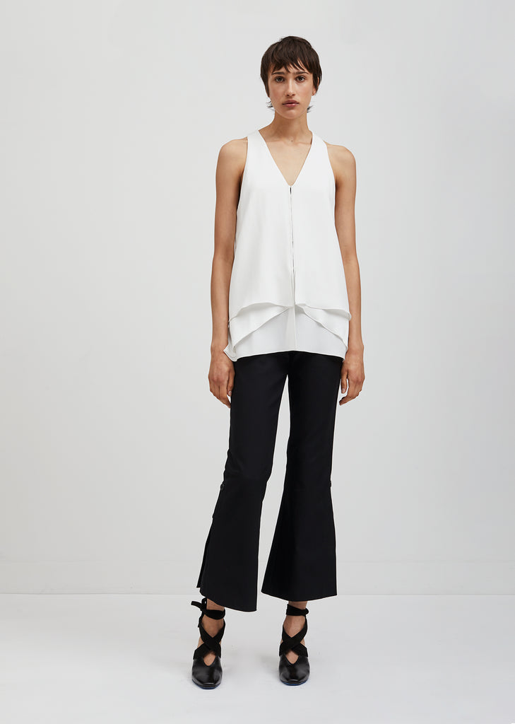 Sleeveless Crepe Top