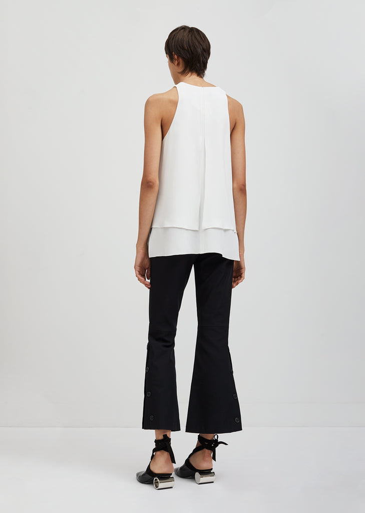 Sleeveless Crepe Top