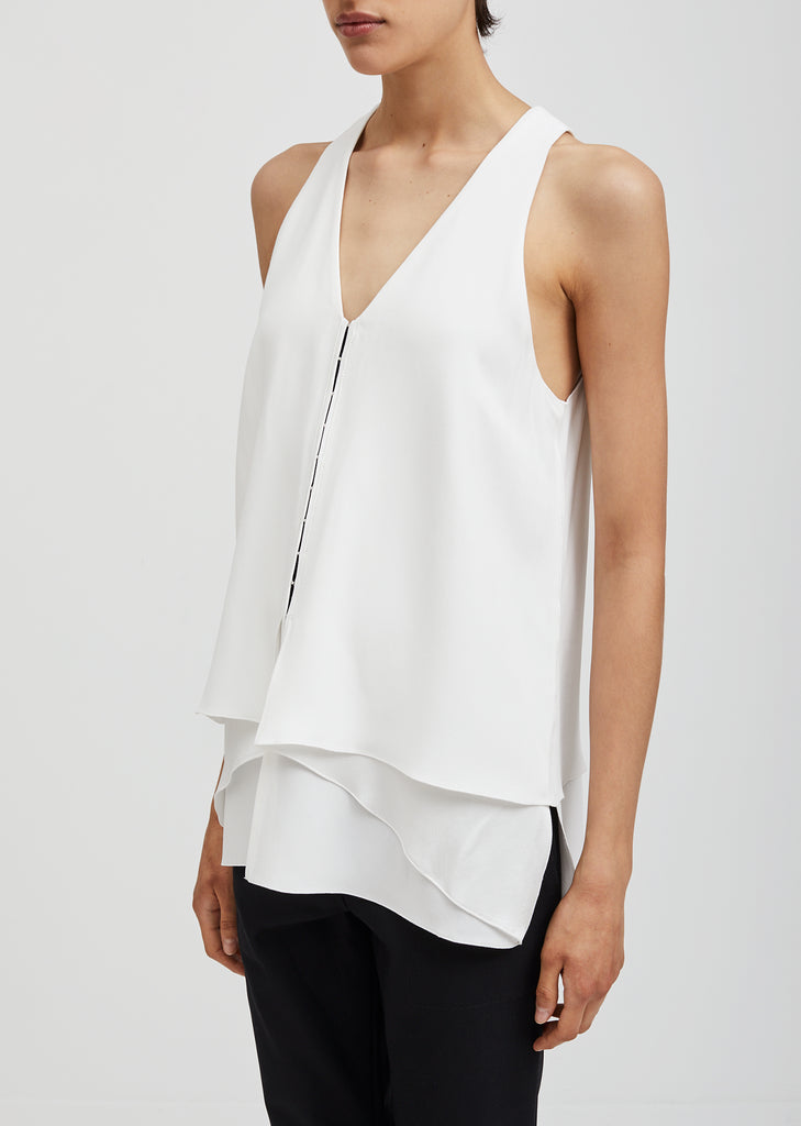 Sleeveless Crepe Top