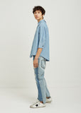 Overlap Chambray Shirt