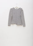 Shift Seam Striped Long Sleeve Tee