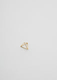 10MM 3D TRIANGLE EARRING
