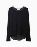 Split Back Combo Tee