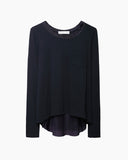 Split Back Combo Tee