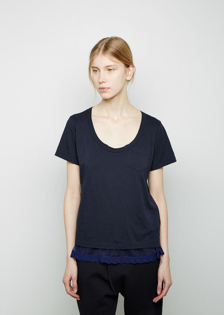 Lace Trim T-Shirt
