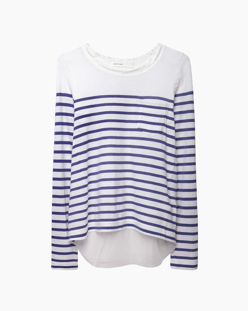 Striped Split Back Combo Longsleeve