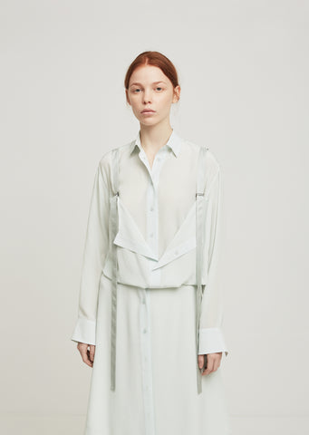 Loretta Button Front Harness Shirt