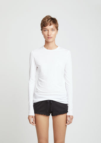 Pima Cotton Long Sleeve Tee