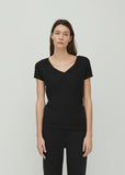 Pima Cotton V-Neck Easy Tee