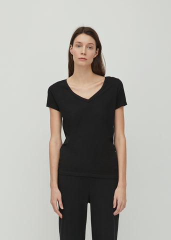 Pima Cotton V-Neck Easy Tee