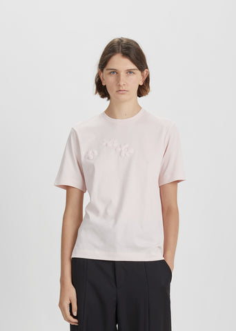 Padded Daisy Cotton T-Shirt
