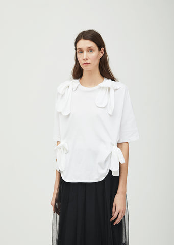 Four Bow Oversized Tee
