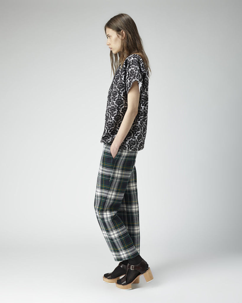 Embroidered Dolman Top