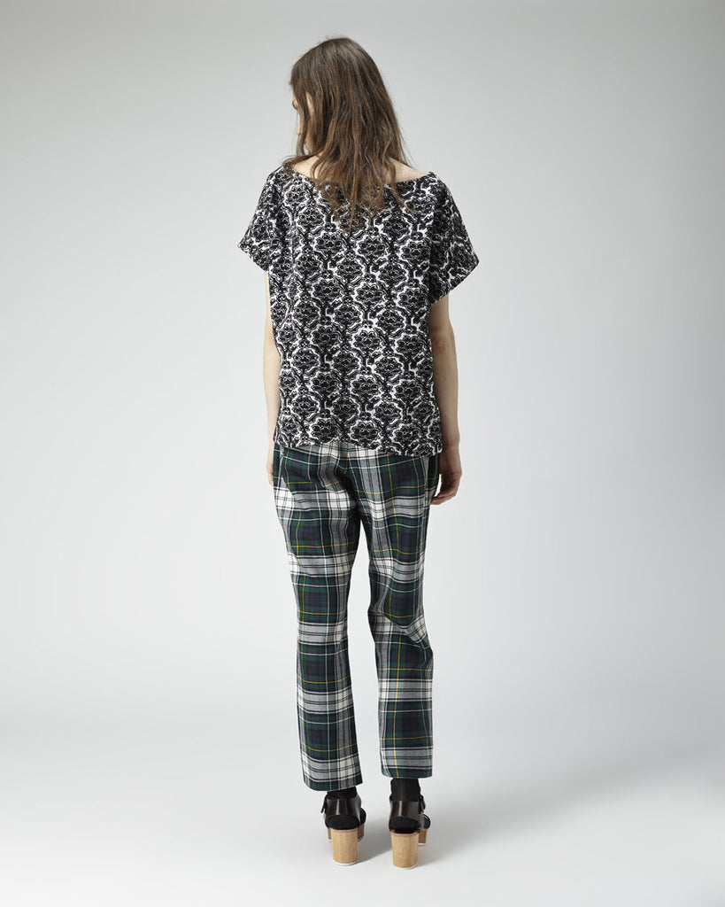 Embroidered Dolman Top