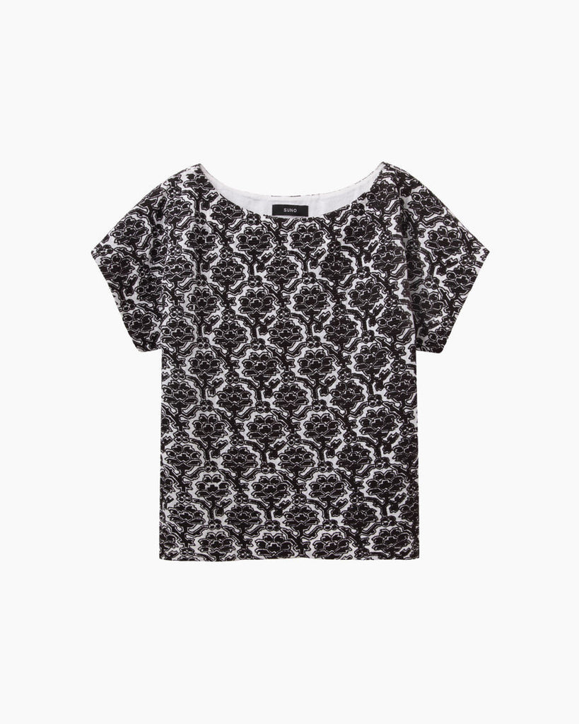 Embroidered Dolman Top