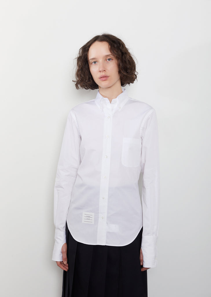 Egyptian Cotton Poplin Oversized Shirt