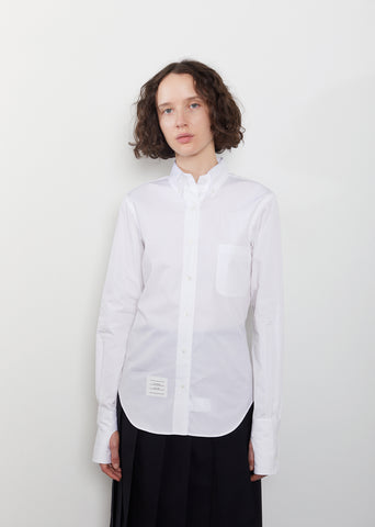 Egyptian Cotton Poplin Oversized Shirt
