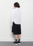 Egyptian Cotton Poplin Oversized Shirt