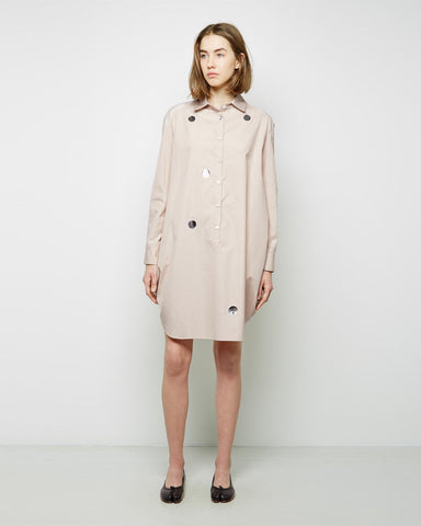 Dotted Combo Shirtdress