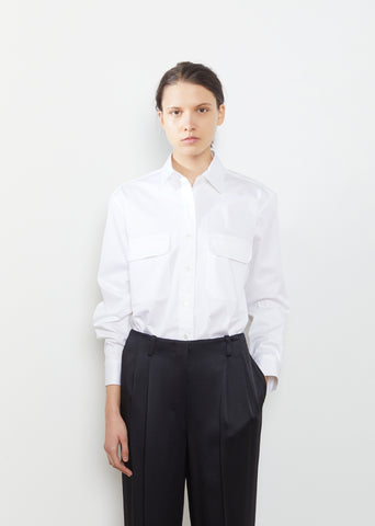 Pilson Stretch Cotton Poplin Shirt