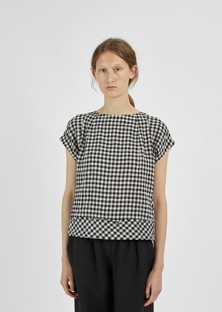 Gingham Check Top