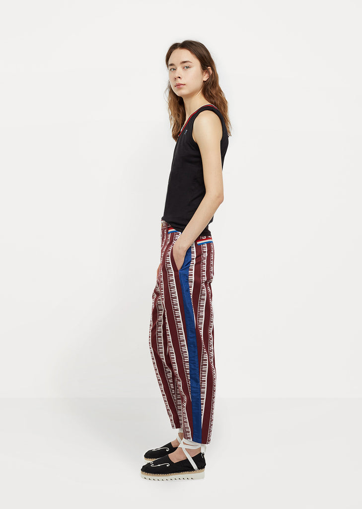 Printed Stripe Pant