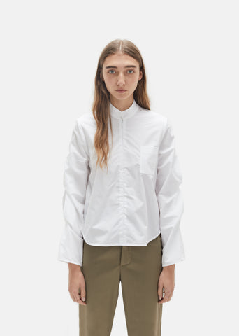 Gathered Puff Sleeve Blouse