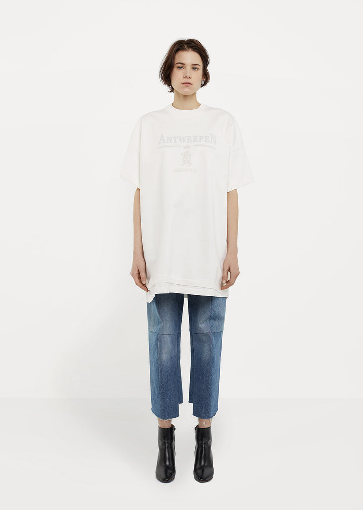 X Hanes Oversized Double Tee