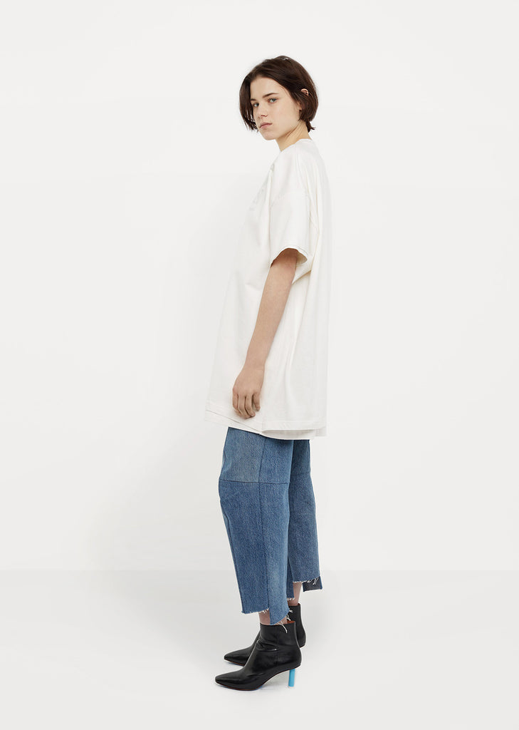 X Hanes Oversized Double Tee