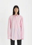 X Comme des Garçons Striped Oversized 80's Shirt