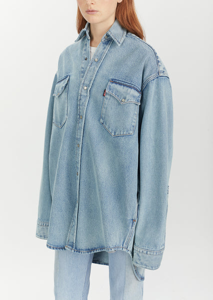 Heavy Denim Shirt by Vetements- La Garçonne