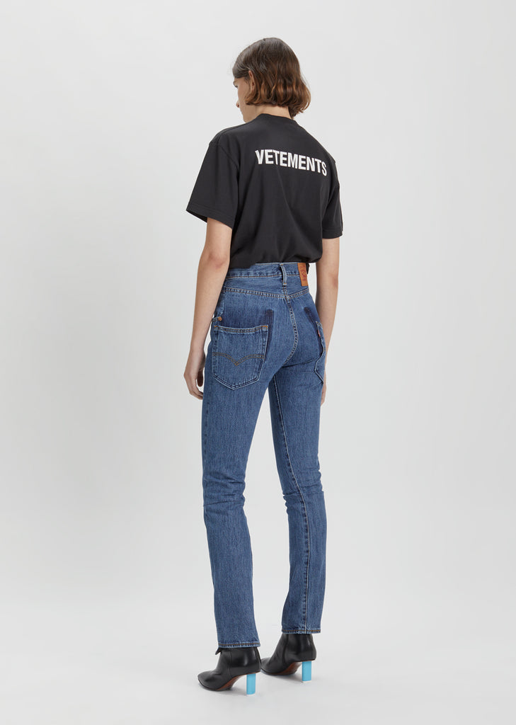 X Levi's High Waist Reworked Jeans