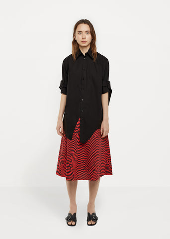 Belted Sleeve Shirt