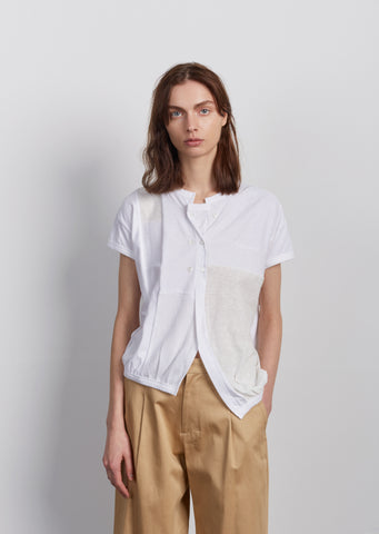 Patchwork Short Sleeve Top