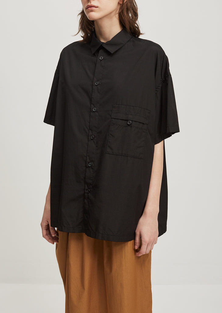 S-Gather Yoke Button Down Shirt