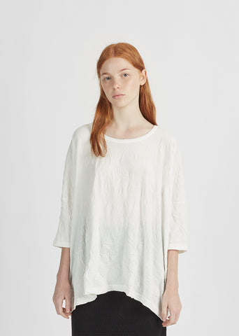 Crinkled Cotton Tee
