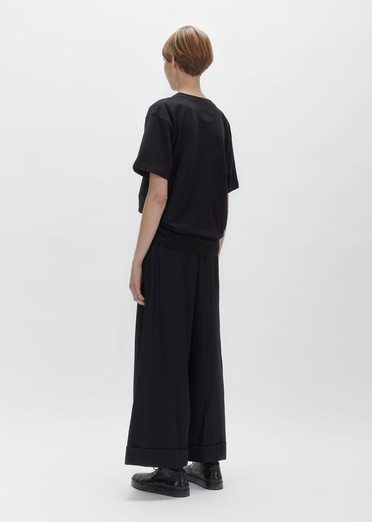 Gabardine Belted Sarouel