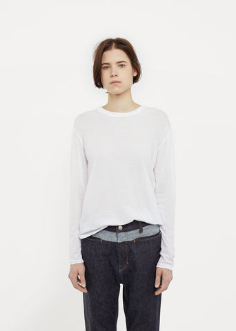 Supima Light Jersey Long Sleeve Crewneck