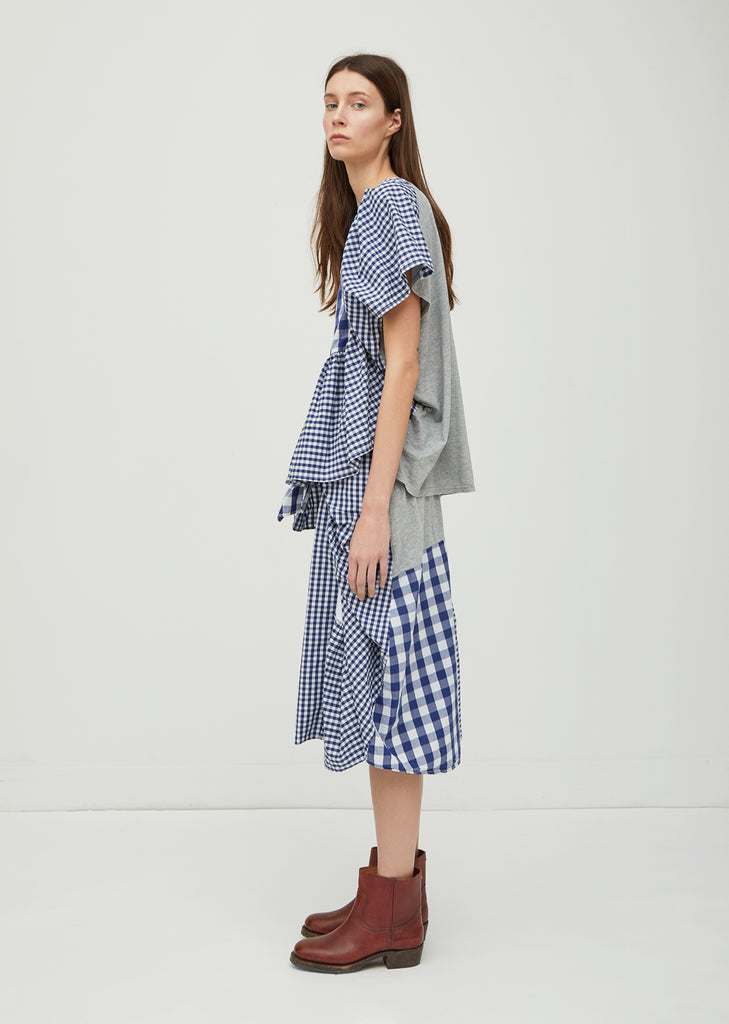 Patchwork Gingham Top