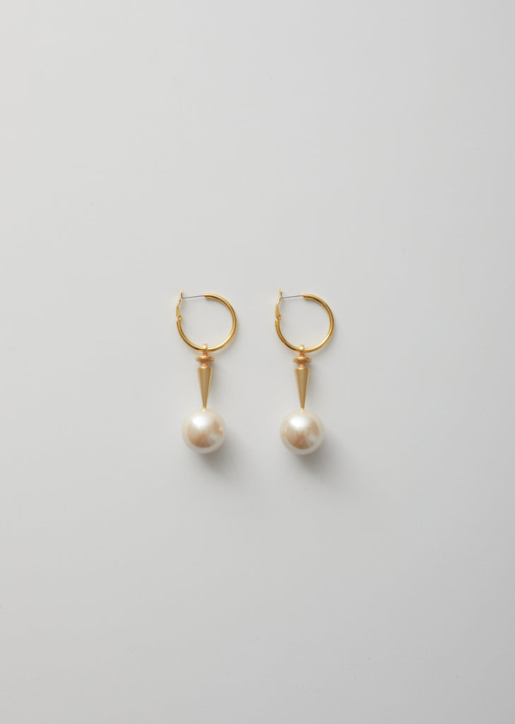 Pearl x Stud Earrings