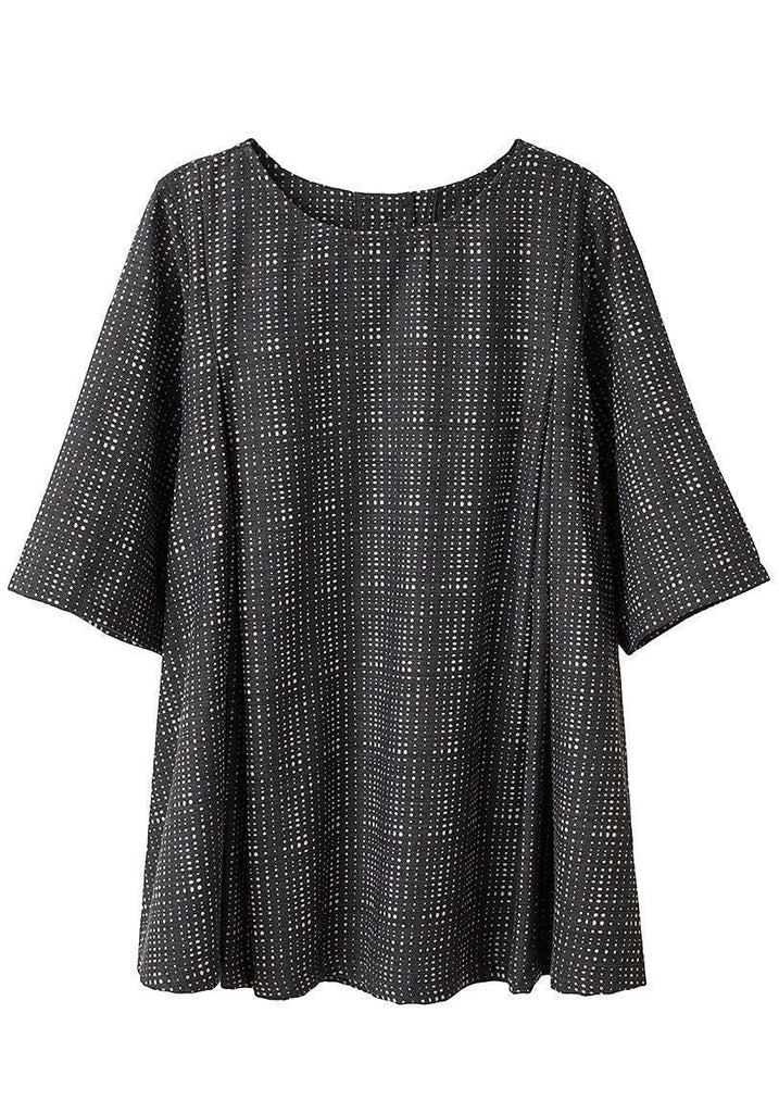 Printed Round Neck Dress