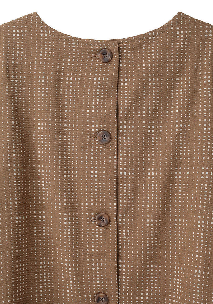 Printed Round Neck Dress