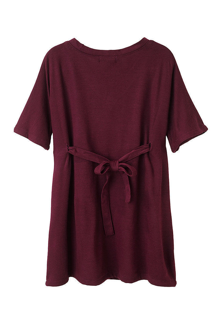 Tied T-Shirt Dress