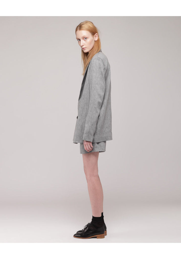 Boxy Linen Blazer
